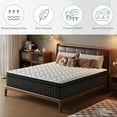 thumbnail image 2 of gunugu King Mattress, 12 inch King Size Mattress in a Box, Memory Foam Hybrid Mattress with Individual Pocket Spring, Medium Firm, 2 of 9