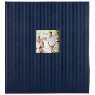 Pipilo Press large photo album for 1000 photos, 4x6 photo albums with  pockets, grey linen cover (14 x 13 x 3 in)