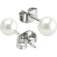 thumbnail image 6 of Cterwk 12 Pairs Pearl Earrings 8mm Round Ball Pearls Stud Earrings Hypoallergenic Imitation Pearl Earrings Set for Women, 6 of 6