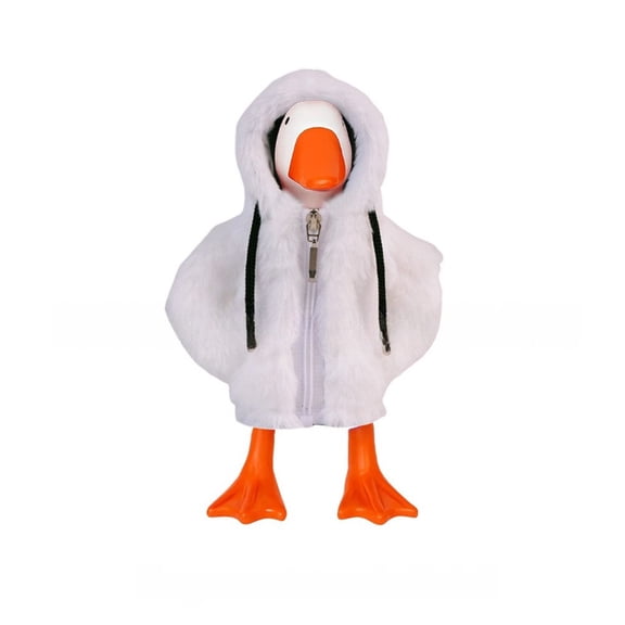 Cute 7-Inch Desktop Goose Outfit: Adorable & Easy to Dress Decor!