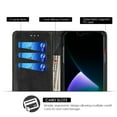 thumbnail image 2 of Flip Cover for for iPhone 14 Pro Max, Durable PU Leather Flip Cover Wallet Case Stand with Removable Back Cover for iPhone 14 Pro Max 6.7 inch, 2 of 8
