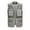 Beige, variant on Men's Summer Outdoor Work Hiking Travel Photo Fishing Vest With Pockets