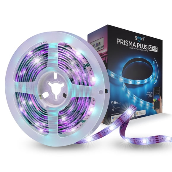 Tira de luces LED inteligentes Geeni RGBWW que cambian de color, 3 m