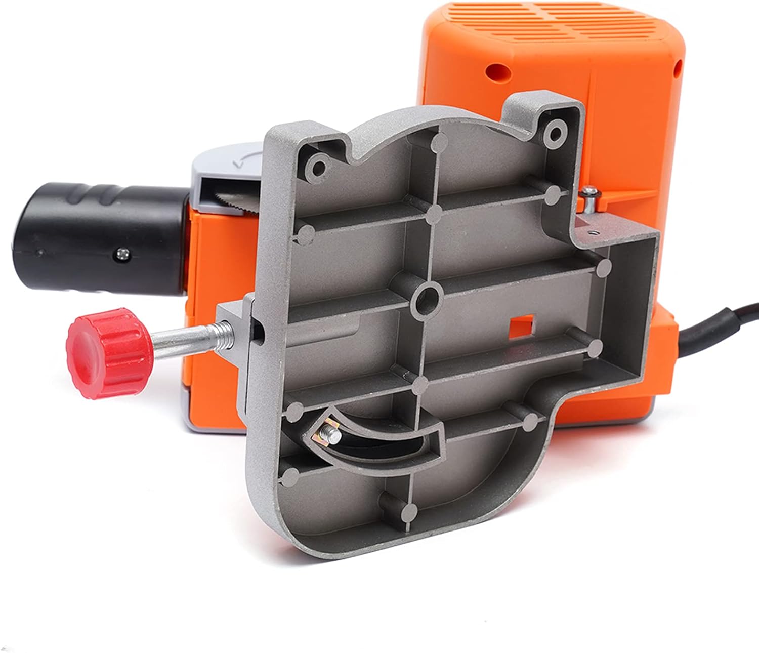 Mini Bench Cut Off Saw, Mini Benchtop Cutoff Miter Saw, 110V Mini Bench Cut-off Saw Set for Cutting Metal/Wood/Plastic, 1/2 Cutting Depth, 0-45 Degree Miter (1/2" Cutting Depth)