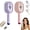 Set3, variant on Electric Spray Air Cushion Brush, Electric Steam Brushs for Hair, 3-in-1 Electrics Spray Comb, Self-Cleaning Steam Hair Brushs, For Reduce Frizz, Nourishes Hairs, Anti-Static (Purple)