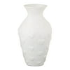 Ceramic Valentine's Day Heart Vase, White, 12", by