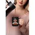 thumbnail image 2 of Impressively Awesome Cheer or Cheerleading Coach Cup, Black 15oz Ceramic Mug, 2 of 5