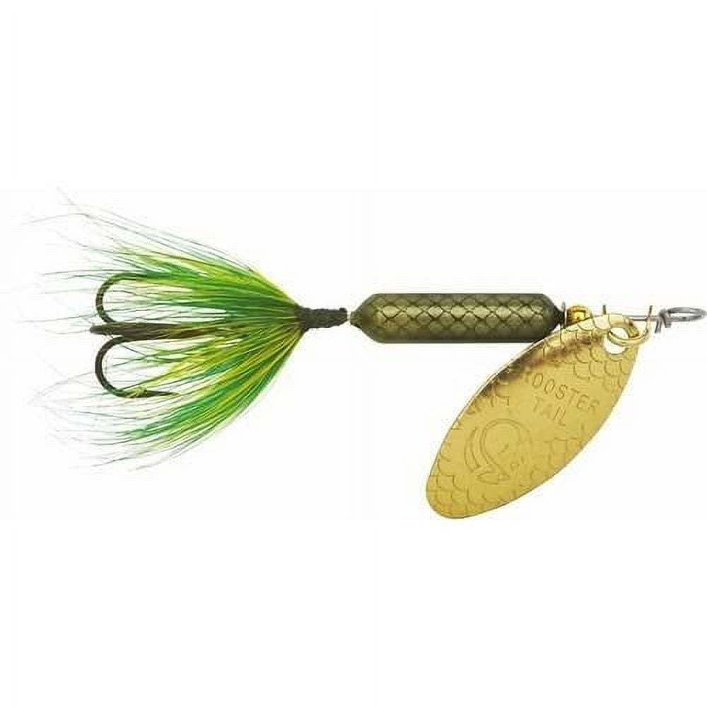 (2 pack) Yakima Bait Original Rooster Tail, Inline Spinnerbait Fishing Lure, 1/8 oz