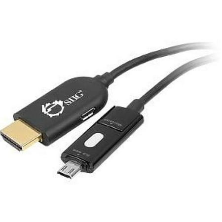 Siig MHL Micro USB to HDMI Adapter Cable