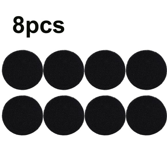 "Step Up Your Composting Game with 8pcs of Environmentally Friendly Compost Bin Carbon Filter Cotton Replacements" round