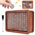 thumbnail image 1 of Caja de ahorros de madera Cash Vault, caja de ahorro de dinero de madera, caja de ahorro de efectivo, 1 of 4
