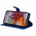 thumbnail image 3 of Wallet Case for Motorola MOTO G75 5G Flip Cover with Card Slots, Magnetic Stand & Strap Blue, 3 of 5
