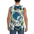 thumbnail image 4 of Easygdp Game All Day Men's Breathable Tank Tops Sleeveless Sporty T Shirts for Basketball, Mountaineering, Bodybuilding -Large, 4 of 8