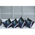thumbnail image 2 of Ambesonne Space Throw Pillow Cover 4 Pack, Universe with Planets, 24", Blue Purple, 2 of 5
