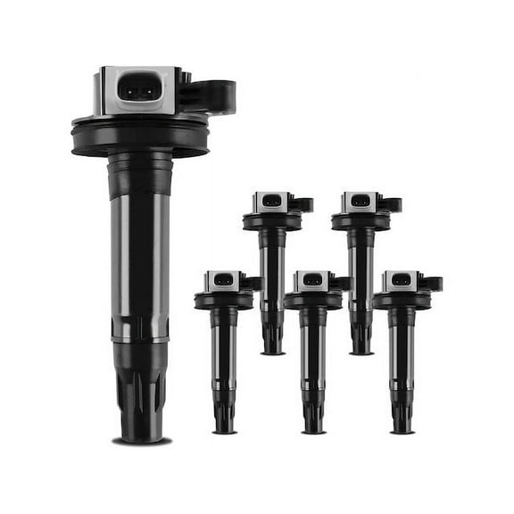 Ignition Coil Kit 6 - Compatible with 2010 - 2012 Ford Taurus SHO 3.5L V6 2011