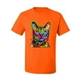 thumbnail image 2 of Cats Are Like Potato Chips Colorful Rainbow Cat Animal Lover Men's Graphic T-Shirt, Orange, Large, 2 of 3