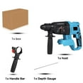 thumbnail image 2 of 4 Function Brushless Cordless Electric Rotary Hammer Drill Rechargeable Hammer 26mm Impact Drill for 18V Battery ,Efficient Cutting, 2 of 7