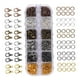 thumbnail image 1 of Kit de inicio de hallazgos de joyería - 132 piezas de cierres de garra de langosta y 840 piezas de anillos abiertos para joyas, 1 of 7