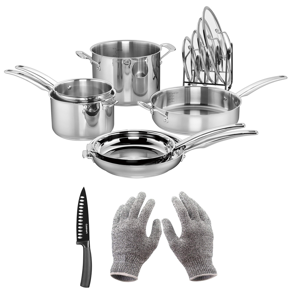 Cuisinart N9111 Smartnest Stainless Steel 11Piece Pot and Pan Set