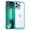 Blue, variant on Jiahe Cover Clear for iPhone 13 Pro Max Case, Cute Women Girly Shockproof Military Grade Protective Hard Back Case with Soft TPU Edge, Slim Protection Bumper Cover for Girls Men, Black