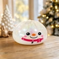 thumbnail image 6 of Christmas Bao Bun Squishy Toy, 3.2 Inch Glitter Squishy Fidget Toys, Mystery Stress Ball Squishies for Christmas with Steamer Container for Kids Adults Christmas Stocking Stuffer, 6 of 7