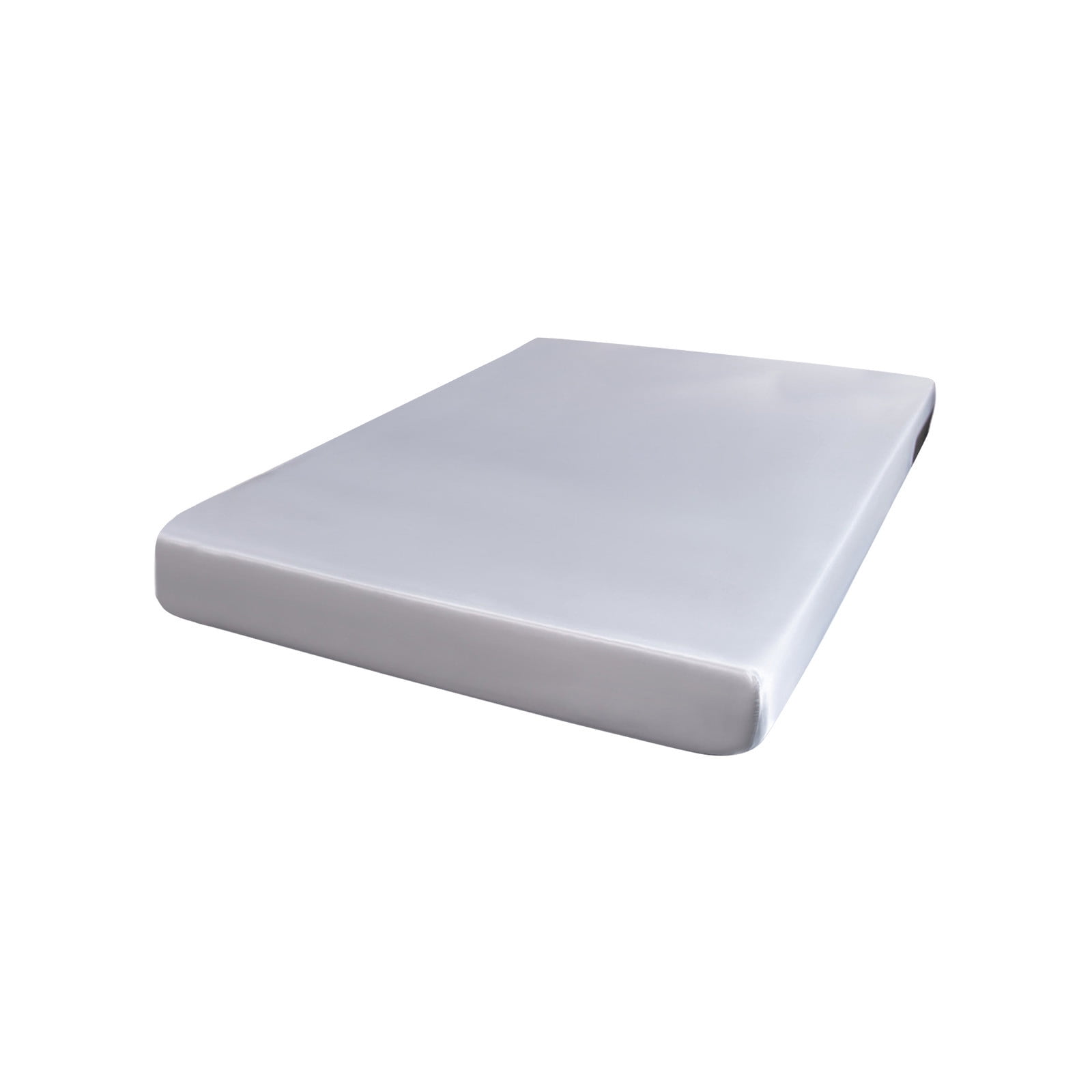 Fitted Sheet 78.74 x 59.05 Inch Stretch Bed Sheet Ice Silk Feel Mattress Cover Smooth Soft Cooling Bedding Protector for Bedroom Hotel Guest Room Sofa Couch Cover Home Sleep Mattress Topper Cover
