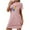 Pink-A, variant on Mrat Pajamas for Night Sweats Women's Dress Sleepwear Short Sleeves Nightshirt Casual Print Sleepdress Loose Comfy Pajama Nightgown S-97 Hot-Pink m