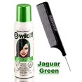 thumbnail image 3 of Jerome Russell B WILD Temporary Hair Color Aerosol Spray, Vibrant Chalk Colors (w/Sleek Steel Pin Tail Comb) Haircolor Dye Hairspray (Jaguar Green), 3 of 3