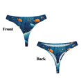 thumbnail image 3 of Fotbe Whimsical Underwater Fantasy Tanga Sin Costuras para Mujer con Estampado – Panties Invisibles, Transpirables y Cómodos para Uso Diario-Large, 3 of 6