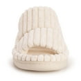 thumbnail image 4 of MUK LUKS Women's Double Strap Slide-Cloud Ribbed Terry Slipper, 4 of 10