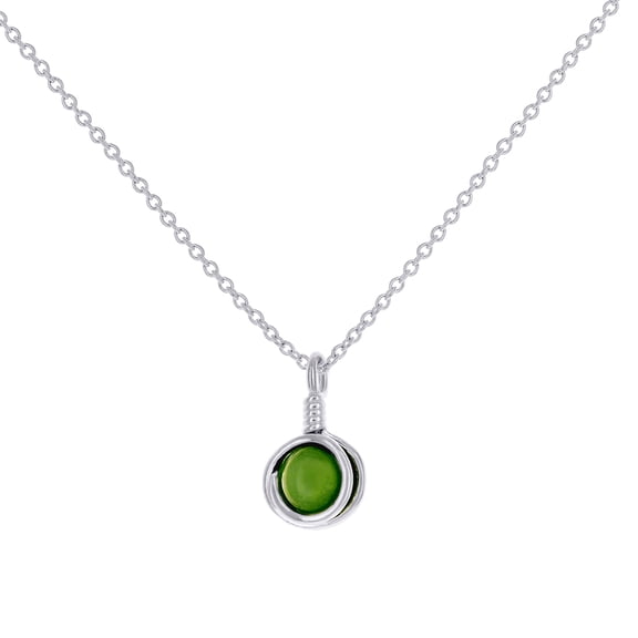 925 Sterling Silver Women Natural Cat Eye Fashion Charm Necklace 16 2 Inch 17.2x10.2mm Wide Pendant Necklace for Women