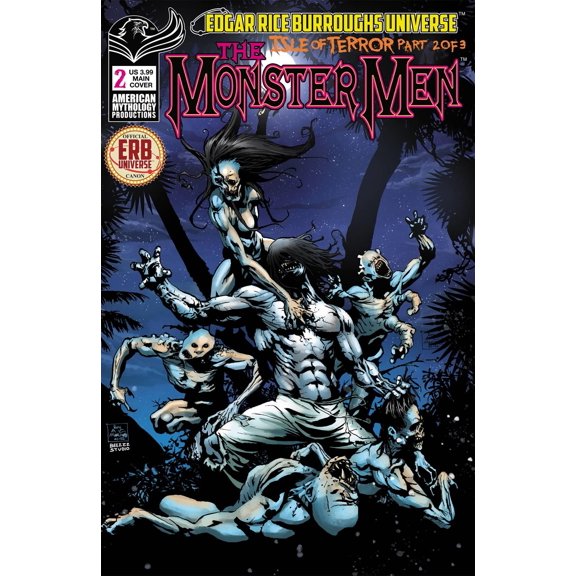 Collectible Monster Men Isle Of Terror #2 (of 3) Cvr A Martinez American Mythology Productions Comic Book