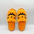 thumbnail image 3 of Creative Warm Soft Spooky Slides Shoes Fur Couple Slippers Halloween Pumpkin Slippers Silent Floor Slippers ORANGE, 3 of 8