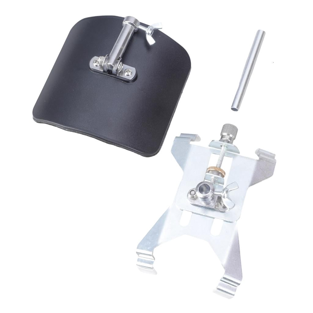 CEORPER Silver Stand Stable Nonslip Design Guitar Playing Rack for Secure Performances