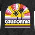 thumbnail image 3 of Instant Message - California Sunset - Toddler & Youth Girls Short Sleeve Graphic T-Shirt, 3 of 6