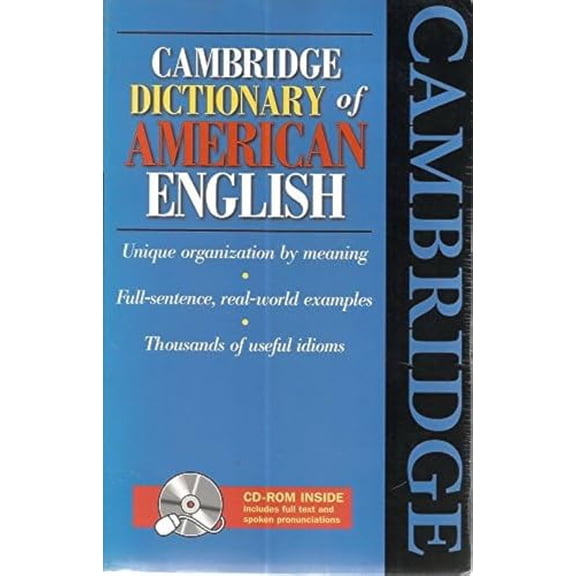 Pre-Owned Cambridge Dictionary of American English, 9780521477611, 0521477611, Paperback,