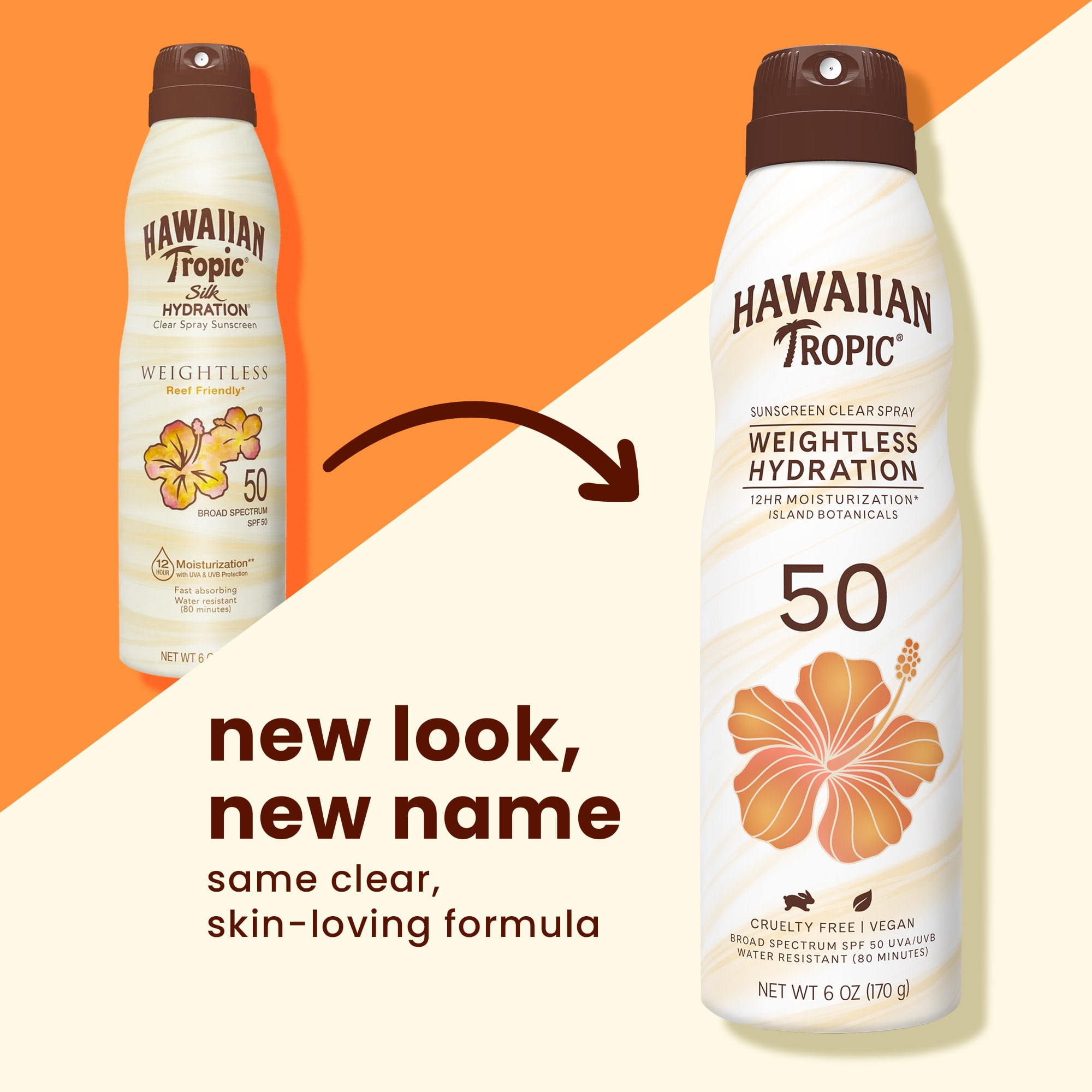 hawaiian tropic spray spf 50