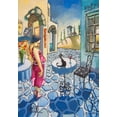 thumbnail image 2 of West, Ronald 14x18 Gold Ornate Wood Framed with Double Matting Museum Art Print Titled - Aaaaah, 2 of 4