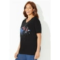 thumbnail image 2 of Catherines Women's Plus Size Stars & Shine Tee, 2 of 2
