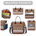 thumbnail image 2 of Pioneer Flower Floral Print Pattern Womens Lunch Box for Work,Insulated Large Lunch Bag,Leakproof Adult Lunch Bag for Work,Beach,Travel,Picnic,Camping, 2 of 6