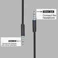 thumbnail image 3 of Gaming Headset Sound  Cord, Stable Universal Inline Mic Replacement Headphone Cable  for G635, 3 of 8