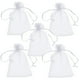 thumbnail image 1 of Costalitos de Fiesta para Recuerdo PouchyWhite 5Pzas Blanco 5x7cm Tela Bolsa Organza., 1 of 2