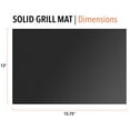 thumbnail image 2 of BBQ Butler Black Grill Mats - Non-Stick Grilling/Roasting/Baking - 2 Mats, 2 of 7