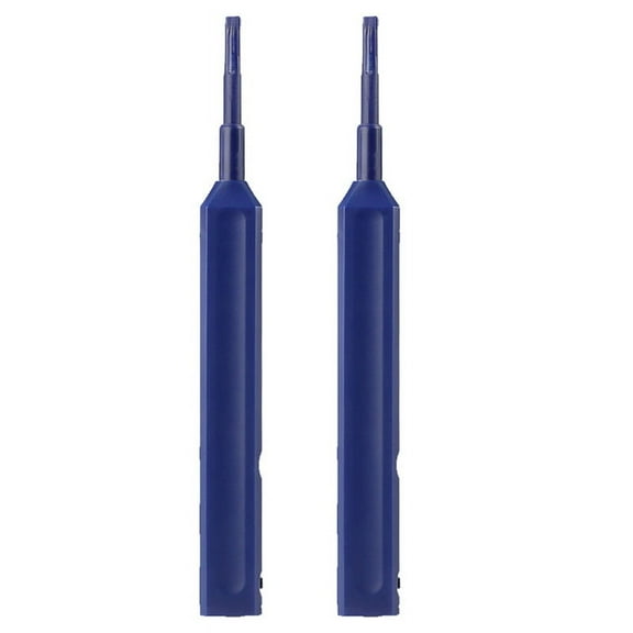 2X for LC/ 1.25mm Fiber Optic Cleaning Pen One-Click Cleaning Fiber Cleaner Tools Optical Fiber Connector Cleaner