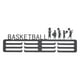 thumbnail image 4 of Colgador de medallas para pared, organizador de medallas, estante resistente de hierro negro, para deportes Baloncesto juvenil, 4 of 9