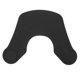 thumbnail image 4 of Silicone Cutting Collar Hair Dyeing Shawls Hairdressing Cape Neck Wrap Guard Hair Cutting Pad, 4 of 4