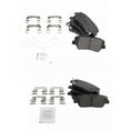 thumbnail image 2 of TRQ Front & Rear Ceramic Disc Brake Pad Kit for Santa Fe Sport Sorento New BFA20175 Fits select: 2016-2018 KIA SORENTO, 2017-2018 HYUNDAI SANTA FE SPORT, 2 of 4