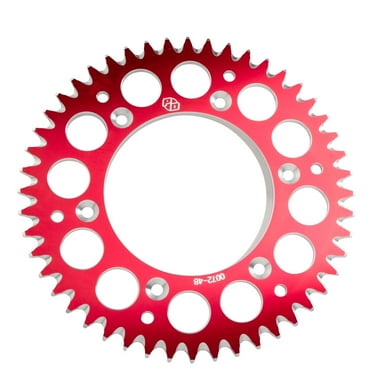 Primary Drive Rear Aluminum Sprocket 49 Tooth Red For HONDA CRF250R 2004-2022