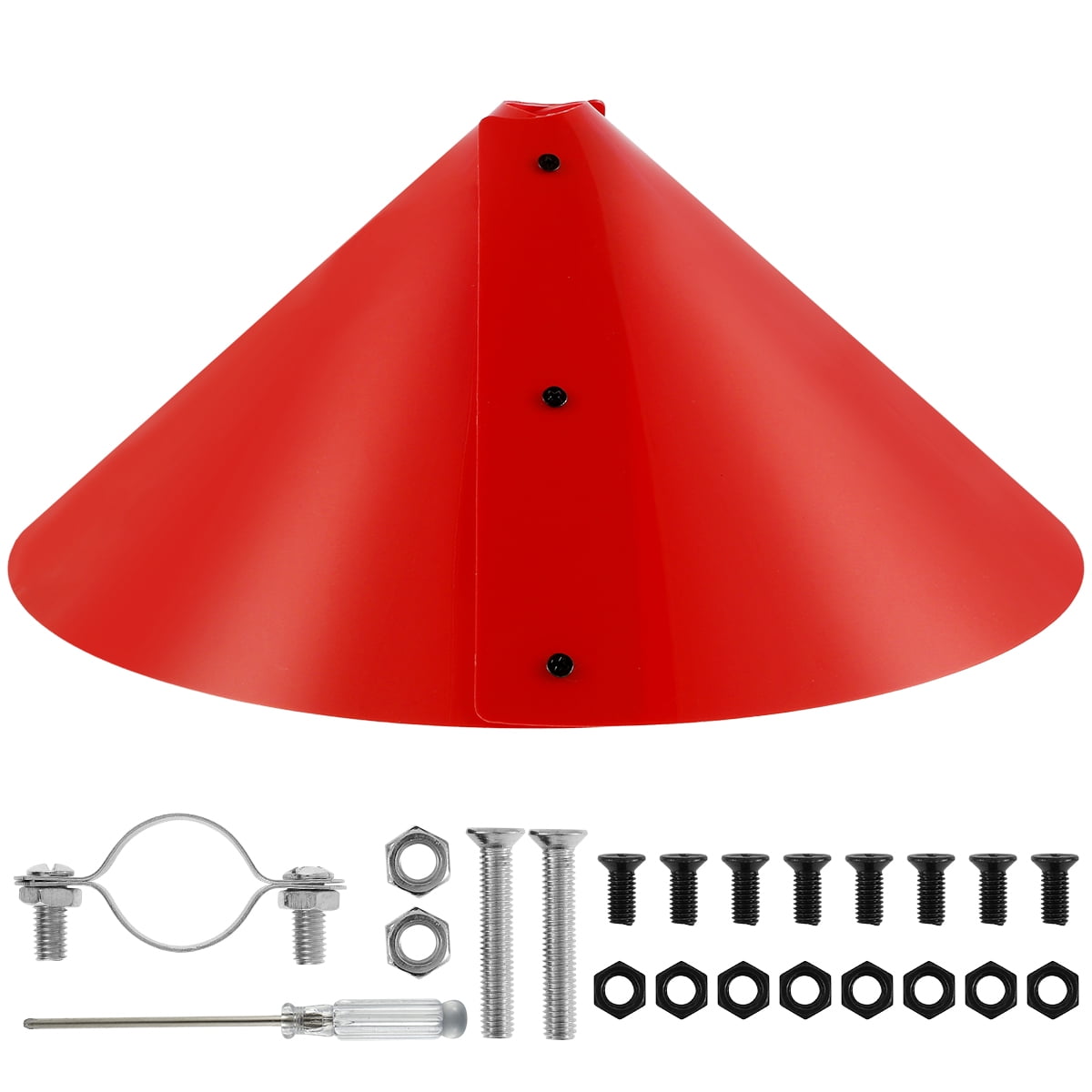 Gpoty Squirrel Baffle for Bird Feeder Pole,Wrap Around Squirrel Baffle