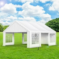 Alpha Joy 16' x 20' Party Tent Heavy Duty Outdoor Event Wedding Shelter with 6 Removable Sidewalls